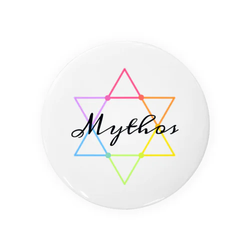 Mythos/Hexagram・黒 缶バッジ