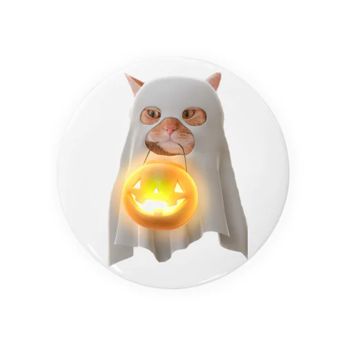 茶太郎のハロウィン2022 おばけかぼちゃシリーズ Tin Badge