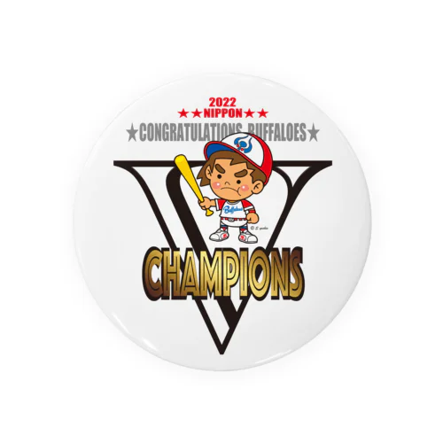 ★2022-NIPPON CHAMPIONS【日本シリーズ優勝／記念】 缶バッジ