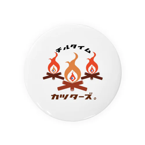 チルタイム Tin Badge