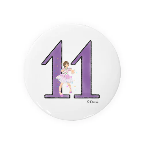 誕生月number　１１月（学園祭のアイドル） Tin Badge