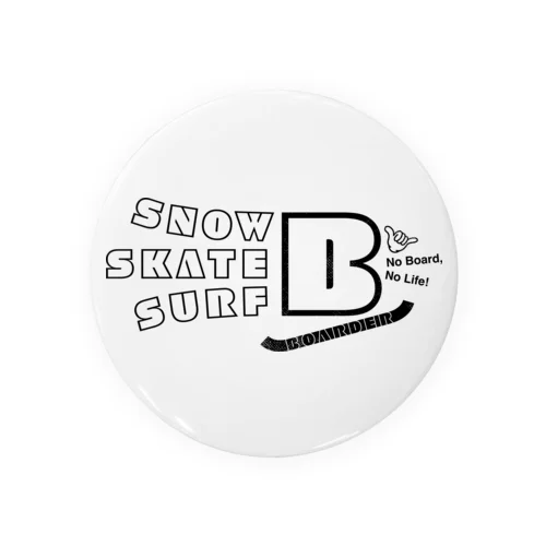 SNOW_SKATE_SURF BOARDER（スノー・スケート・サーフ ボーダー） Tin Badge