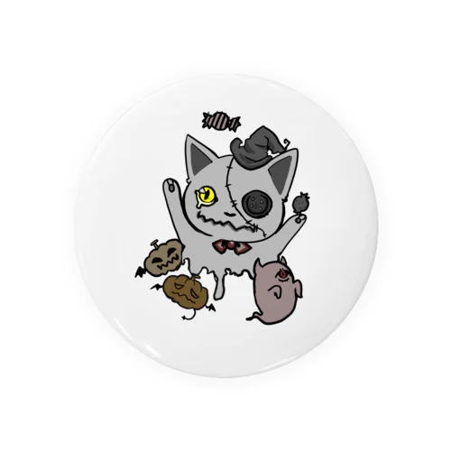 猫の魔法使い Tin Badge