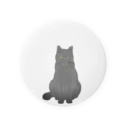 エモめの黒猫 Tin Badge
