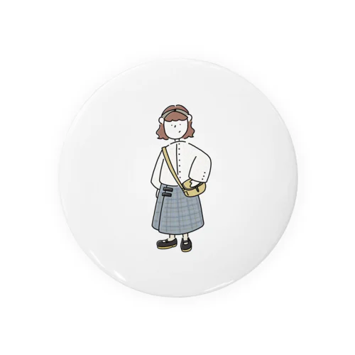 冬の装い Tin Badge