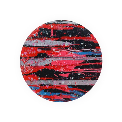 溢れる絵 Tin Badge