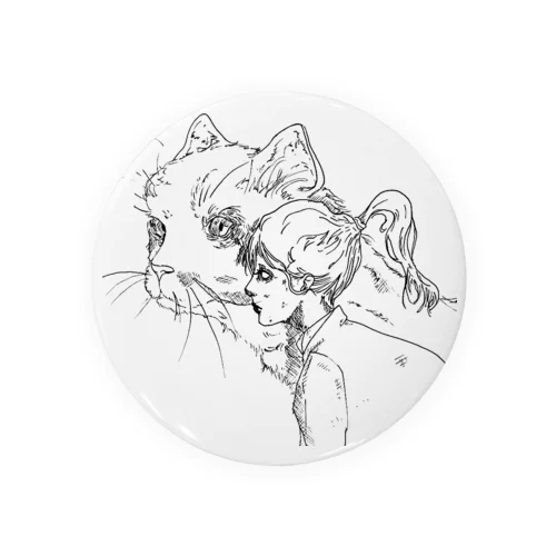 OL CAT Tin Badge