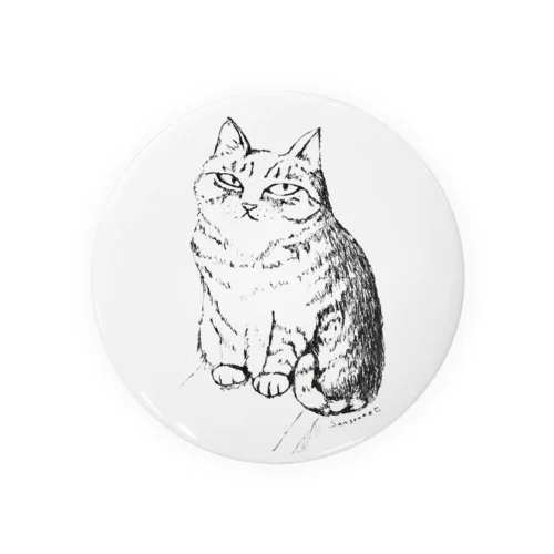 猫のウサコちゃん Tin Badge