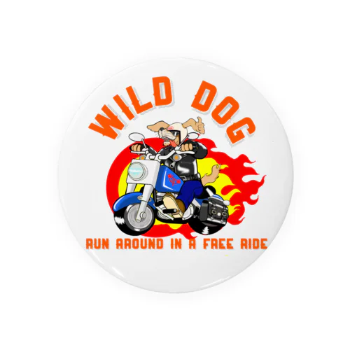 WILD DOG Tin Badge