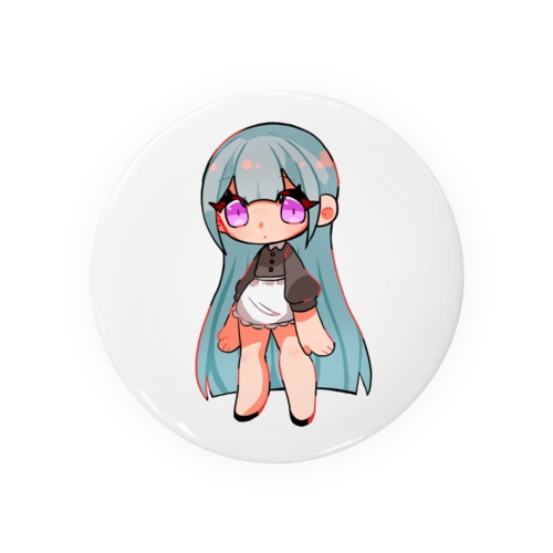 女の子 Tin Badge