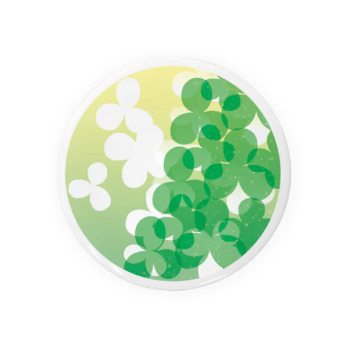 クローバー（緑） Tin Badge