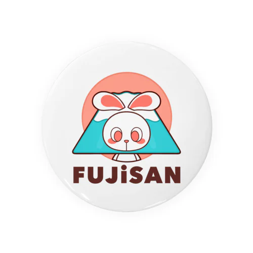 ぽっぷらうさぎ(FUJISAN) Tin Badge