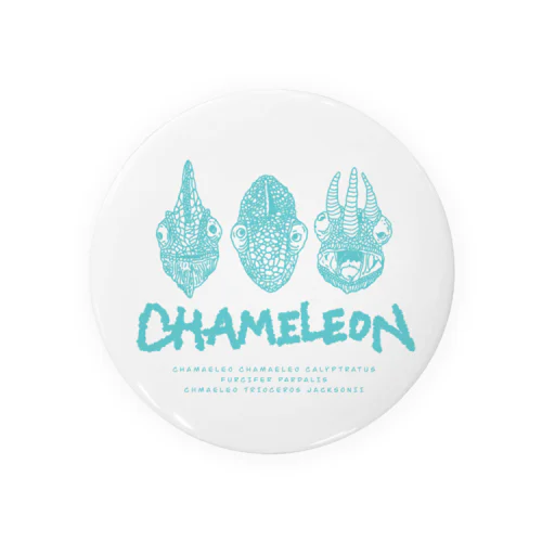 the chameleon 缶バッジ