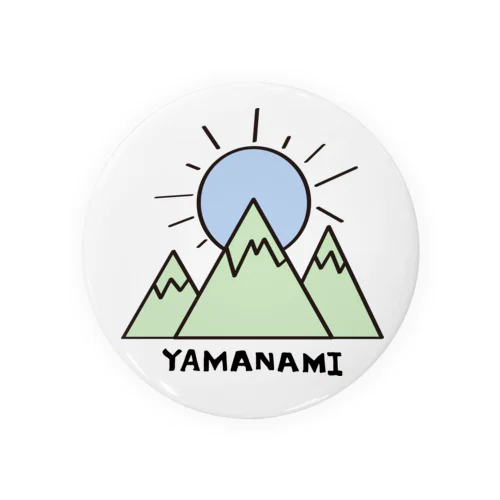 山並み Tin Badge