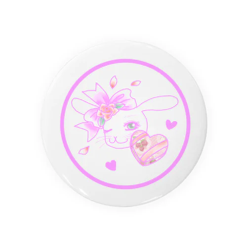 ♥らびこ♥バレンタイン Tin Badge