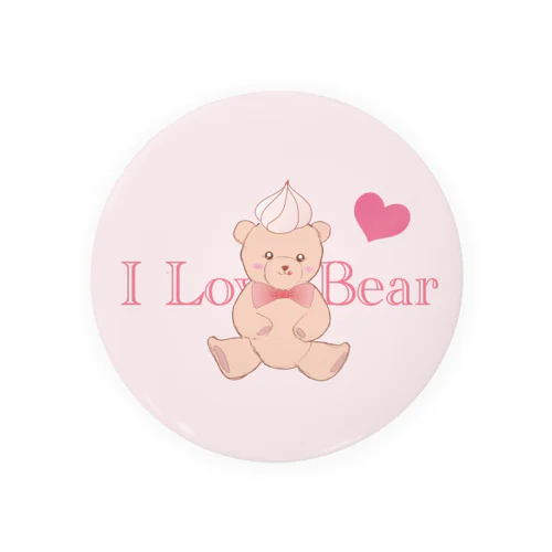 𝙸 𝙻𝚘𝚟𝚎 bear ♡ Tin Badge