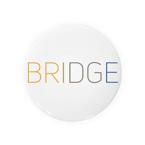 BRIDGEロゴ Tin Badge