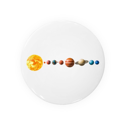 壮大な宇宙！太陽系惑星シリーズ Tin Badge