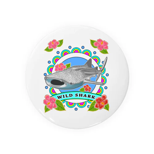 WILD SHARK  ジンベエザメ Tin Badge