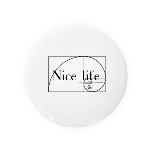 Nice Life 缶バッジ