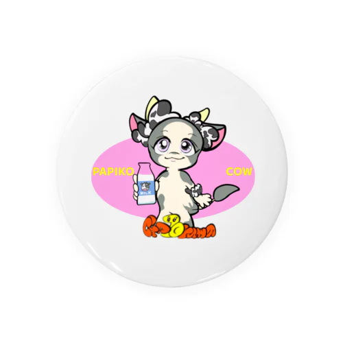 PAPIKO♡COW Tin Badge