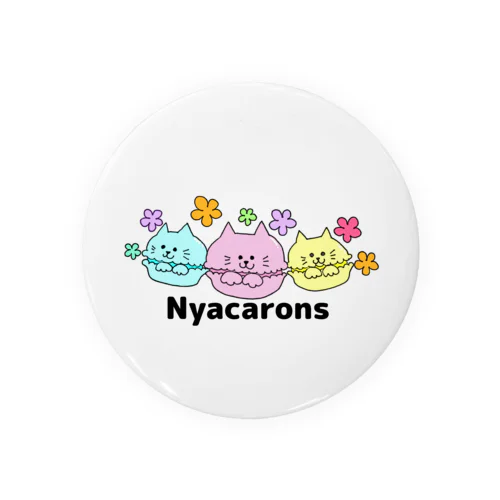 We are Nyacarons! Tin Badge