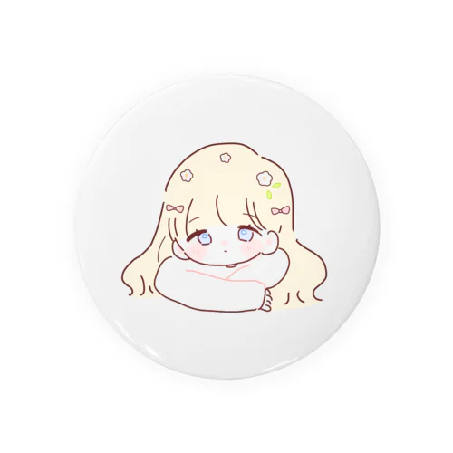 ふんわり少女 Tin Badge