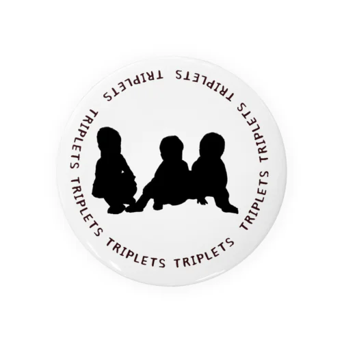 triplets Tin Badge