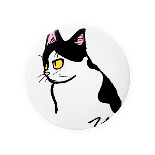 猫のテン Tin Badge