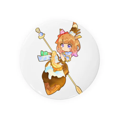 アイスアイドル天香ちゃん Tin Badge