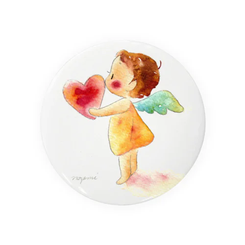 ハートの天使 Tin Badge