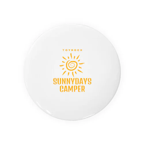 SunnyDaysCamper Tin Badge