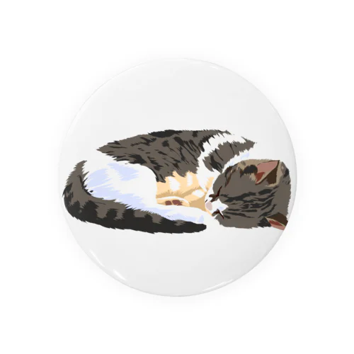 丸まる猫 Tin Badge