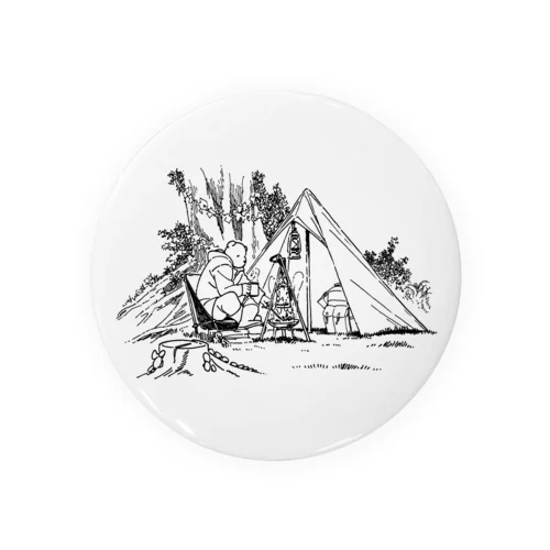 クマのキャンプ Tin Badge