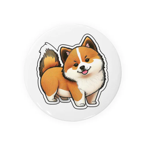 Cute dog-1 Tin Badge