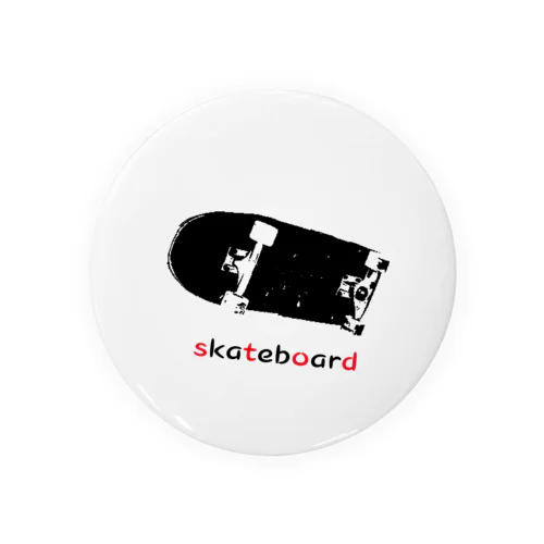 skateboard 缶バッジ