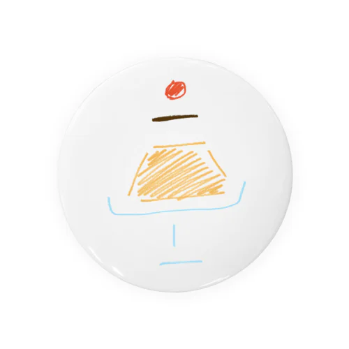 解体プリン Tin Badge