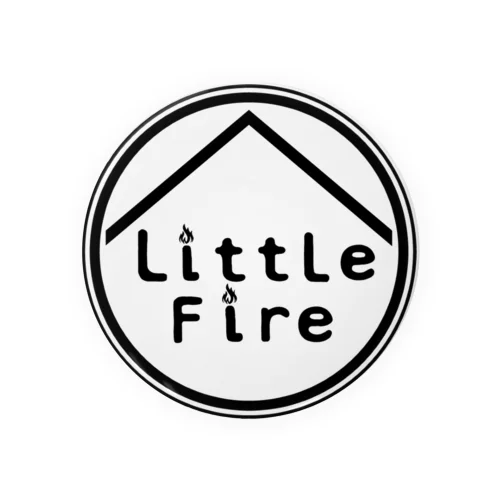 little fire 缶バッジ