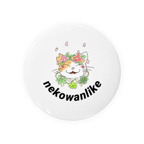 nekowanlikeさくら猫 Tin Badge