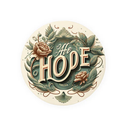 ビンテージロゴ（Hope） Tin Badge