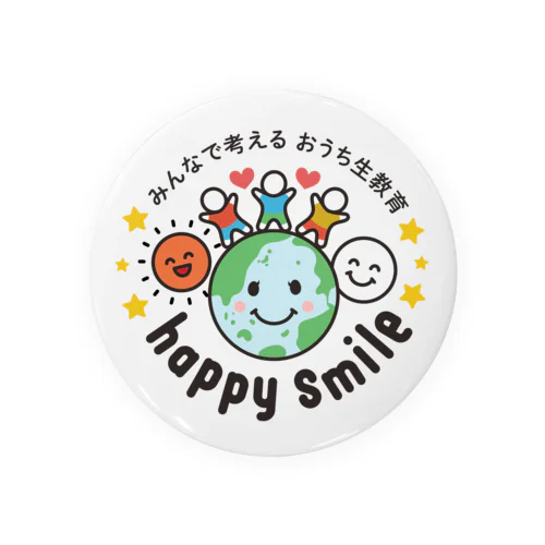 happy smile オリジナルグッズ 缶バッジ