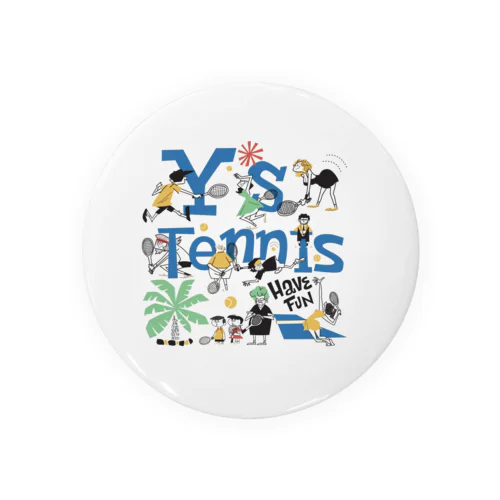 Y's Tennisシャッター柄 Tin Badge