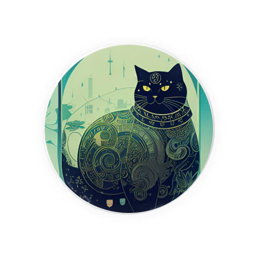 ジト目な猫 Tin Badge