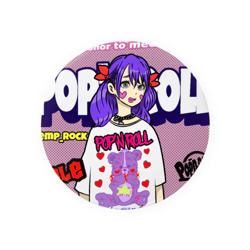 POP'N ROLL icon 缶バッジ