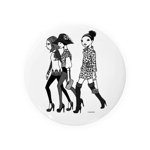 HEY LADIES!  Tin Badge