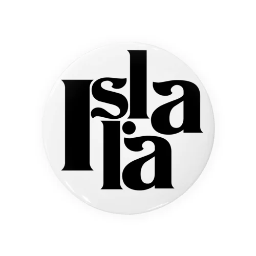 Isla･la丸ロゴ缶バッジ Tin Badge