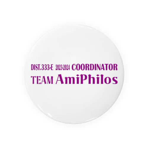 TEAM　AMIPHILOS Tin Badge