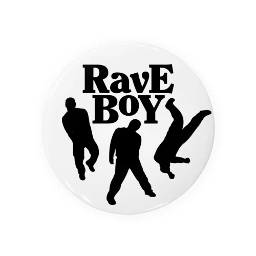 Rave Boy Records Tin Badge