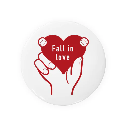 Fall in love Tin Badge