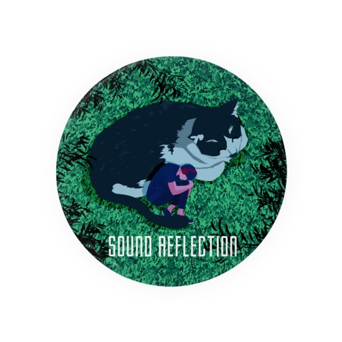 Sound Reflection | FOREST CAT Tin Badge